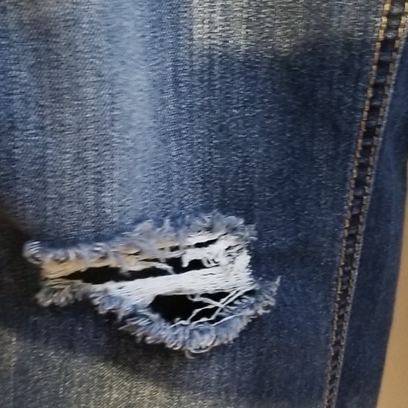 Distressed overalls blue spice 7 - Picture 4 of 10